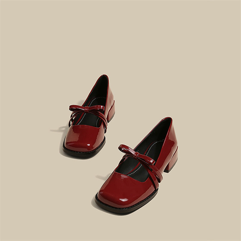Anne – Chaussures Mary Jane à Talon Épais