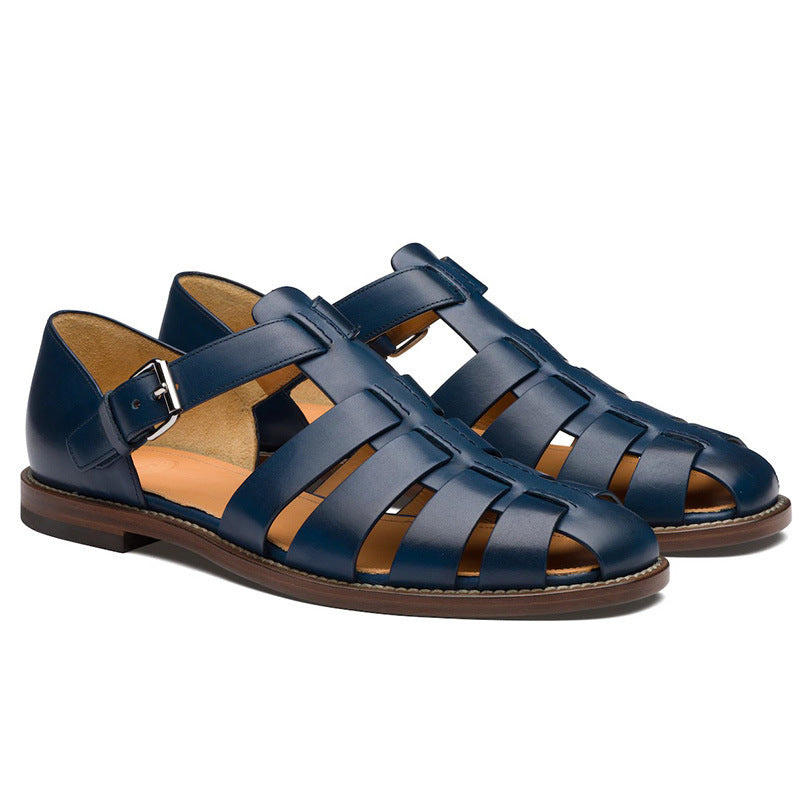 Trevor – Sandale Homme Colorée en Cuir Vegan