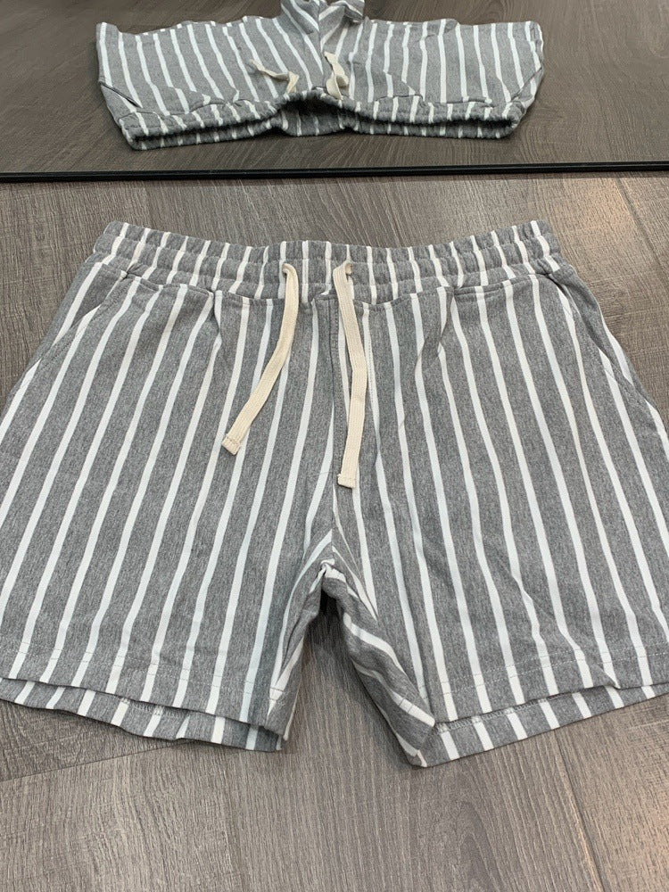 Michael – Shorts de Sport Décontractés à Rayures Larges