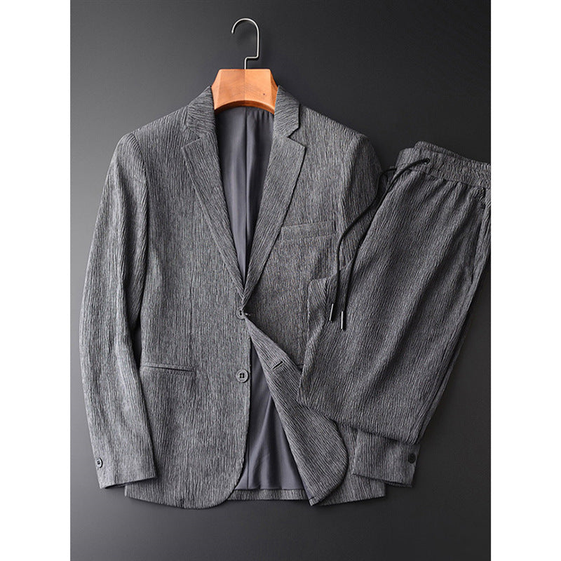 Jerry – Veste de costume décontractée légère à rayures
