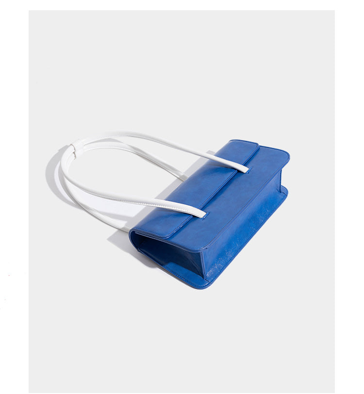 Jean – Sac à Main Contrasté Bleu Klein