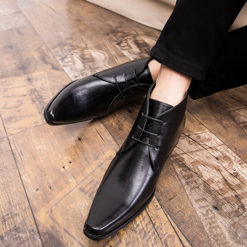 Brian – Chaussures Montantes en Cuir Végan pour Hommes