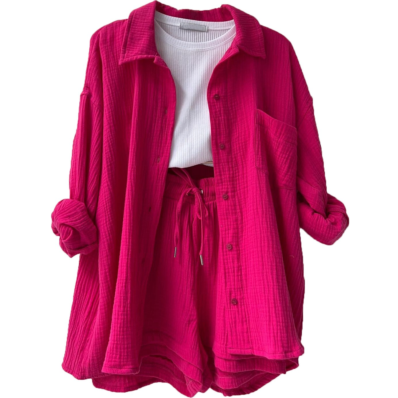 Mandy – Ensemble d'Été en Coton pour Femmes