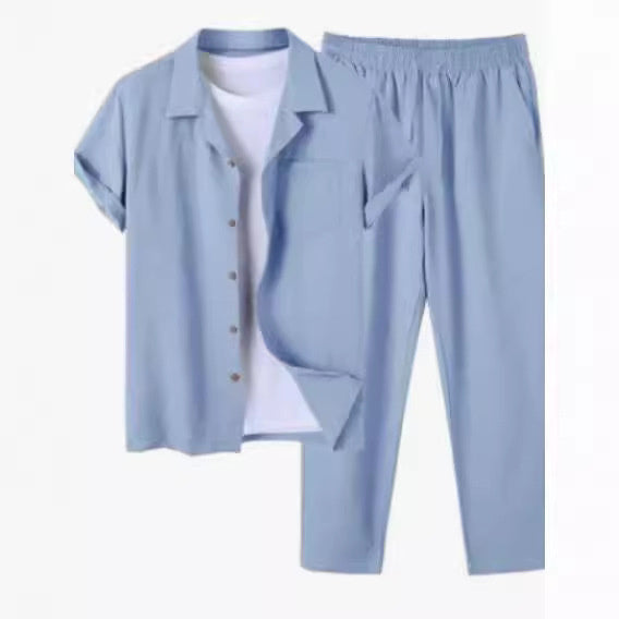 Fred – Chemise en Coton et Lin pour Homme