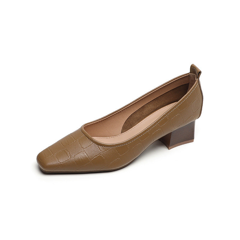 Anna – Talons Carrés à Bout Carré