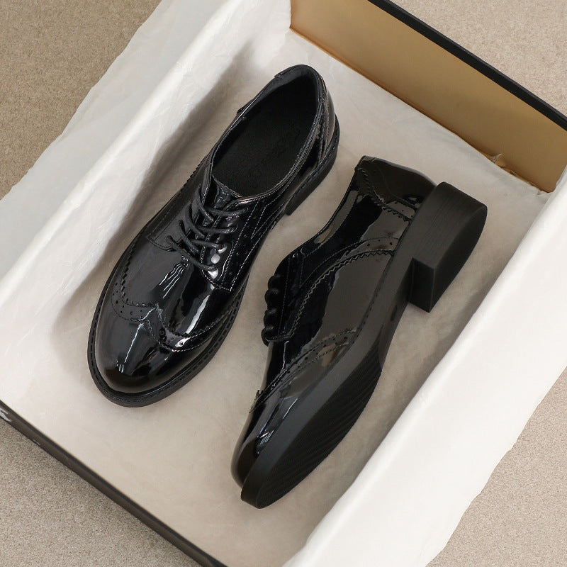 Christina – Chaussures Plates à Lacets Douces et Minces