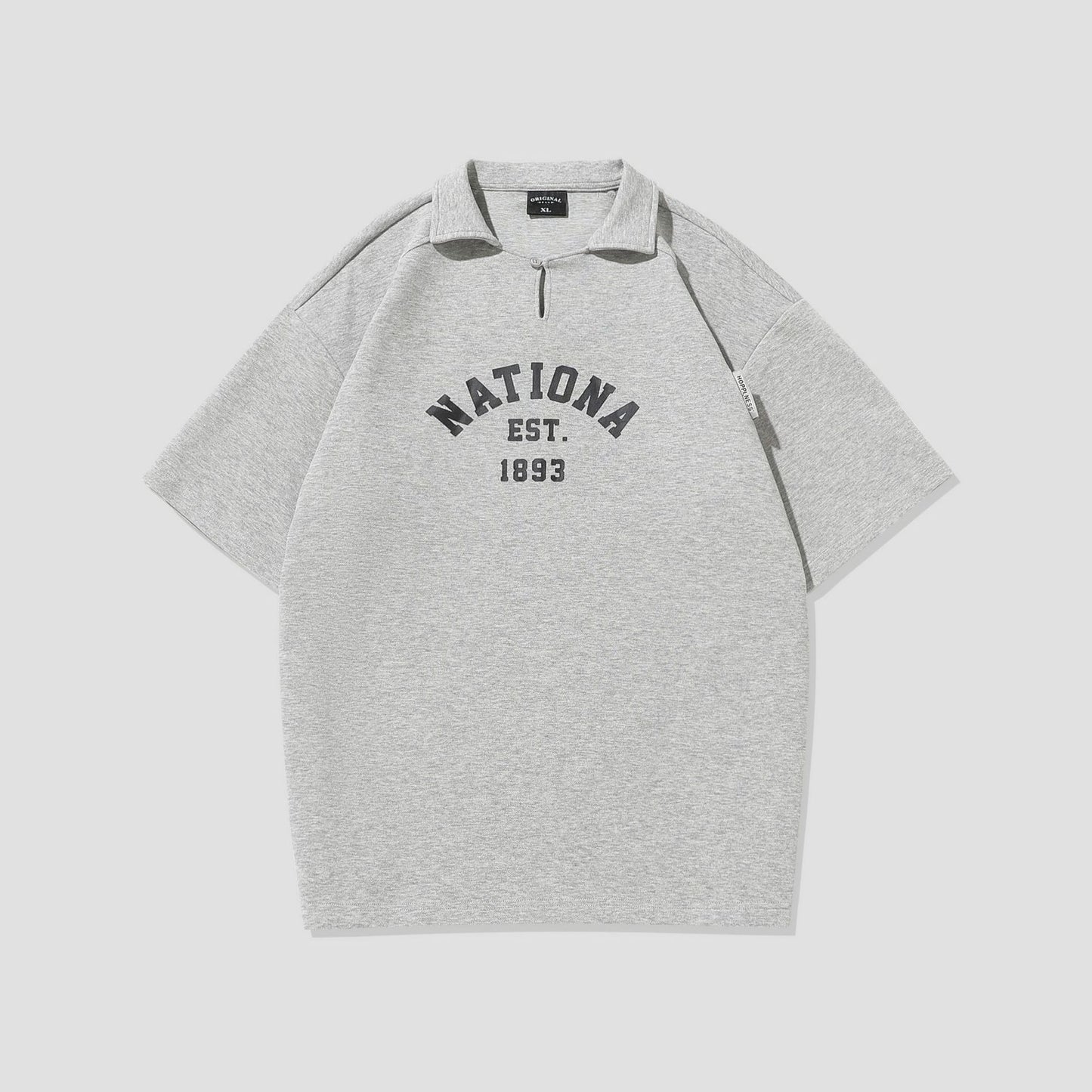 Jim – Chemise à Col Revers en Coton Perlé Lourd