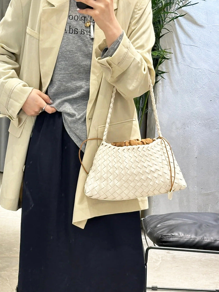 Mandy – Sac À Main Tressé en Cuir Vegan Pour Femme
