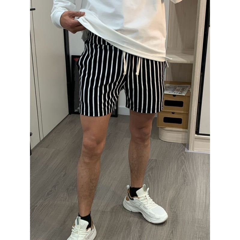 Michael – Shorts de Sport Décontractés à Rayures Larges