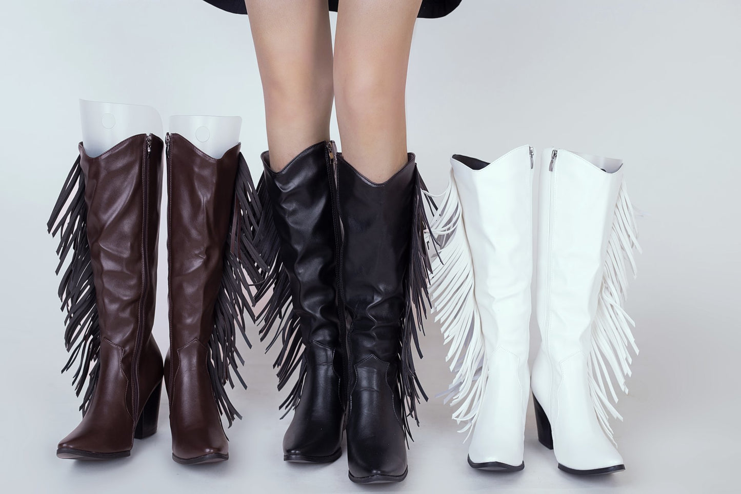 Lily – Bottes Martin à Franges de Mode Européenne et Américaine Grande Taille