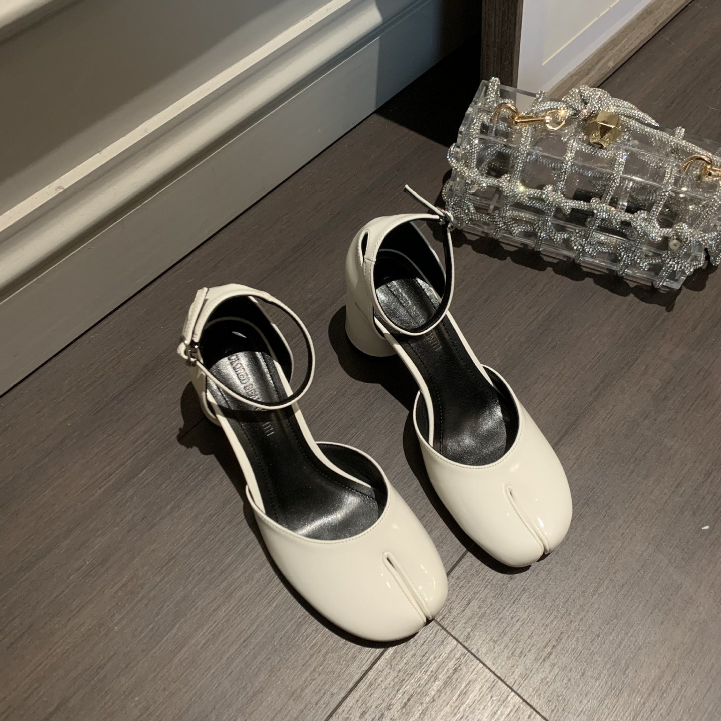 Holly – Chaussures à Talons Chunky en Cuir Vegan