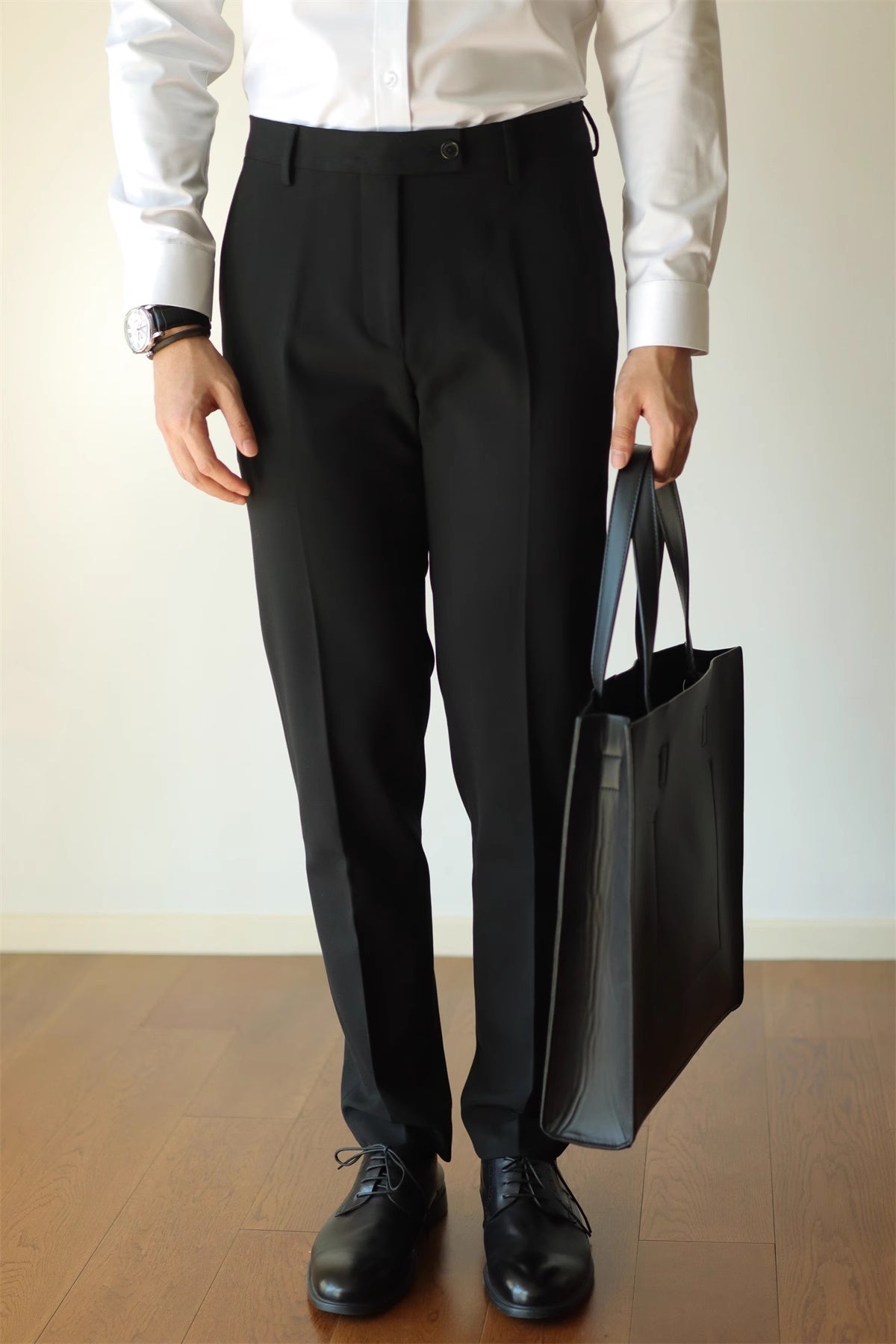 Eddie – Pantalon Commuter Élastique Coupe Droite