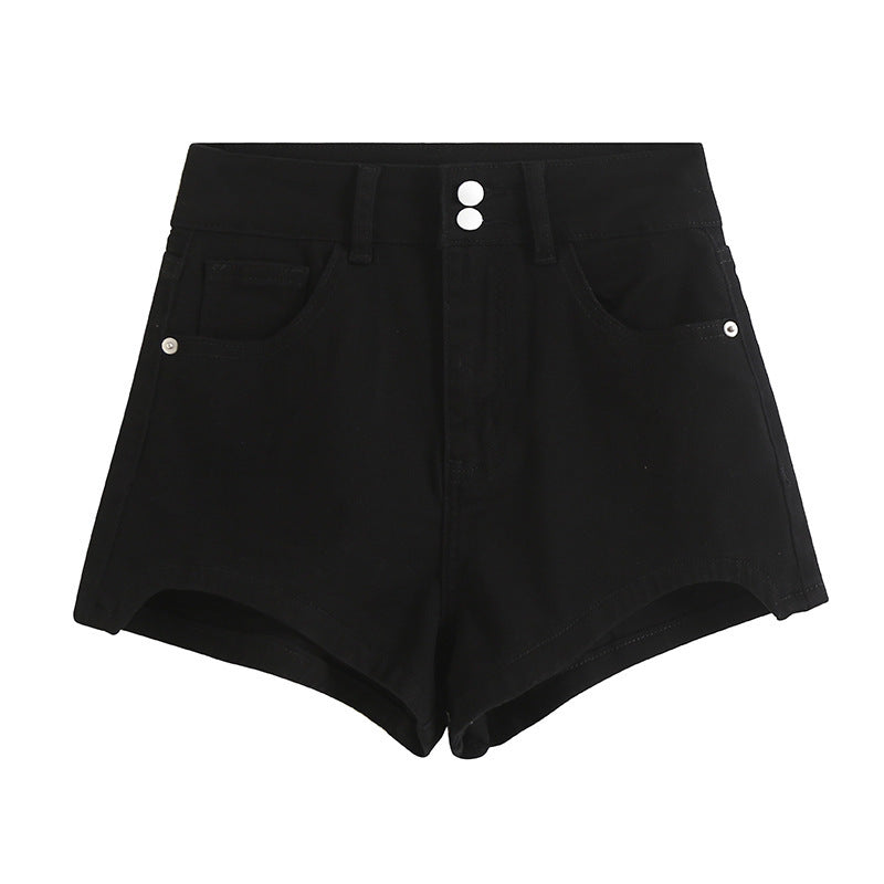 Melanie – Short en Denim Taille Haute