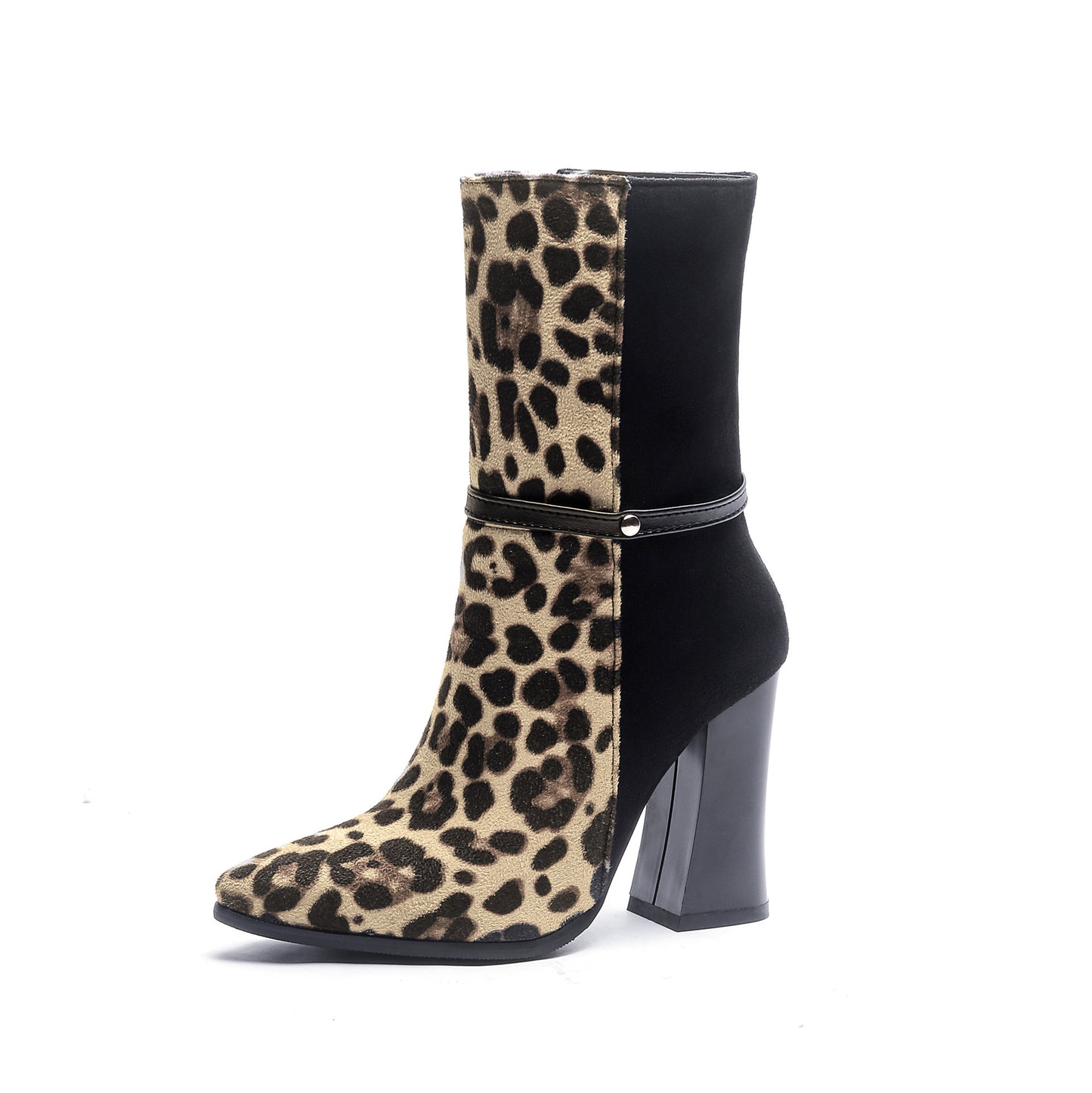 Sandra – Bottes Épaisses à Talons Hauts pour Femmes
