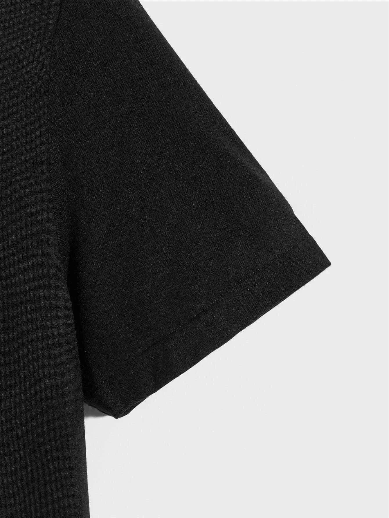 Danny – T-shirt Imprimé Rose pour Hommes, Col Rond, Manches Courtes