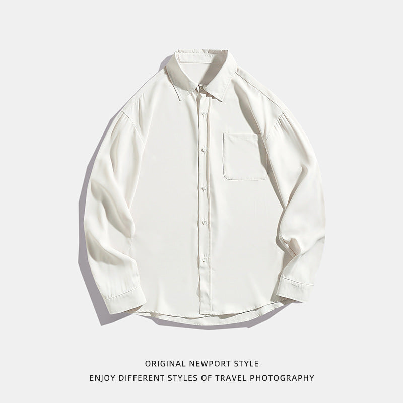 Steve – Chemise Style Japonais à Manches Longues