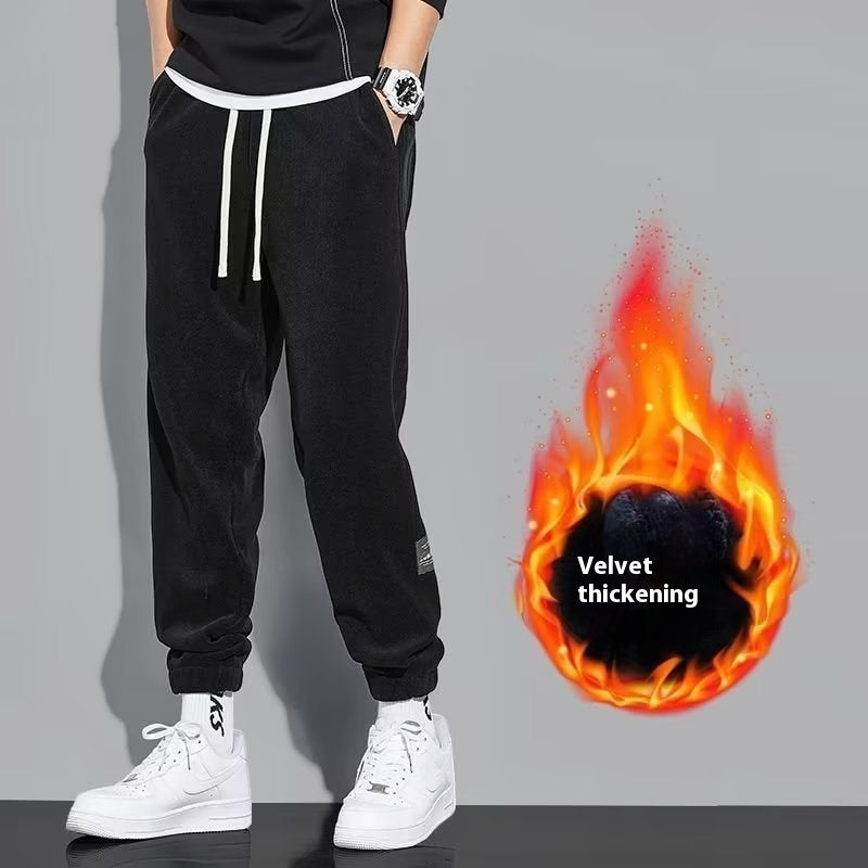 Ron – Pantalons décontractés en velours côtelé