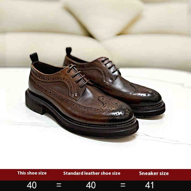 Albert – Chaussures Richelieu pour Hommes à Semelle Épaisse