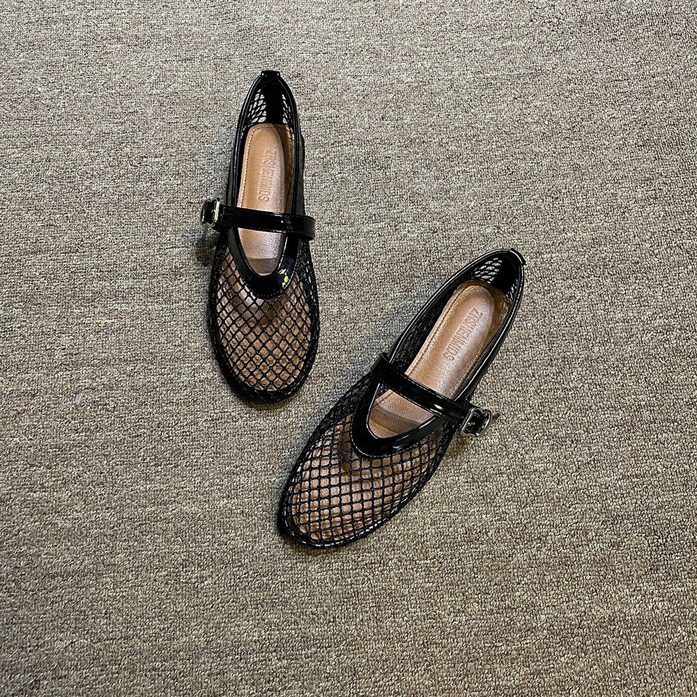 Susan – Chaussures de Danse à Boucle en Maille