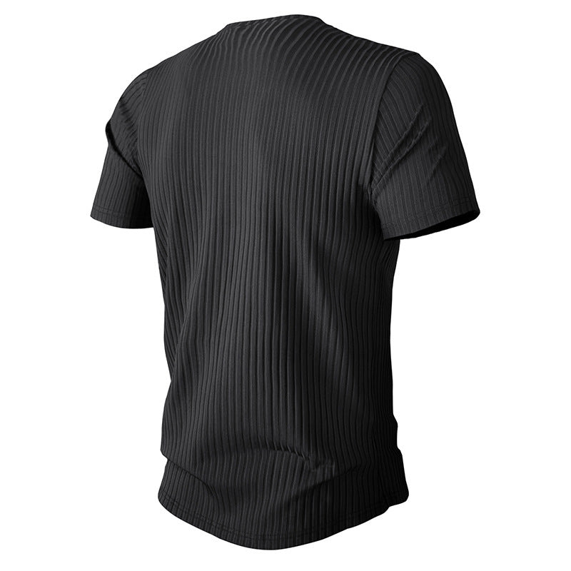 Norman – T-shirt sportif ajusté à manches courtes