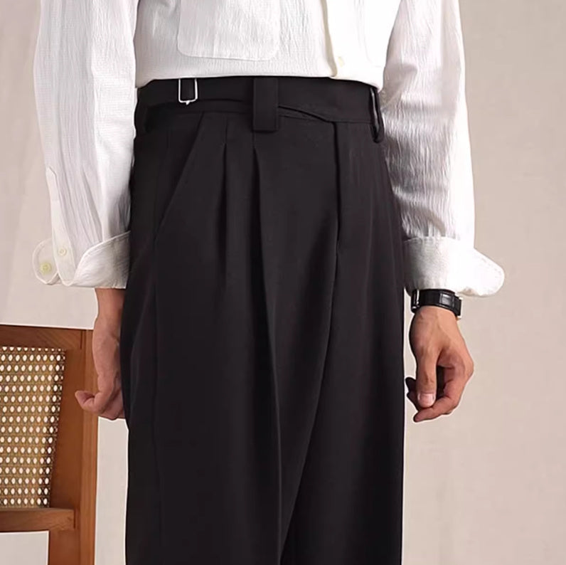 Frank – Pantalon Classique à Chevrons