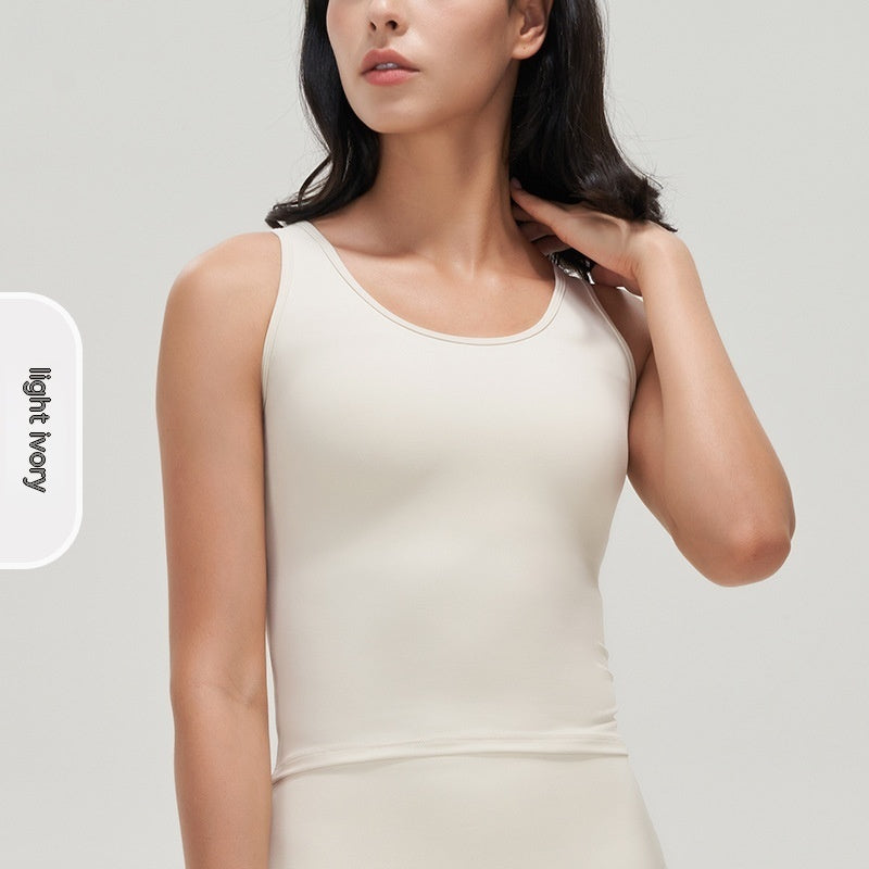 Sophia – Débardeur Yoga Soutien Choc Dos Élastique