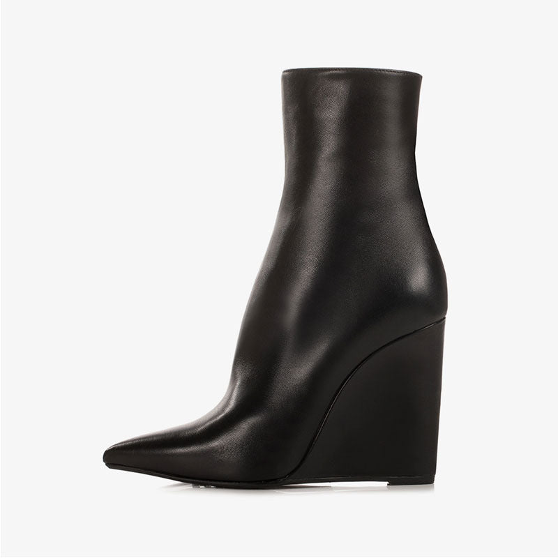 Harriet – Bottines à Talons Hauts avec Zip Latéral et Pointe Aigüe