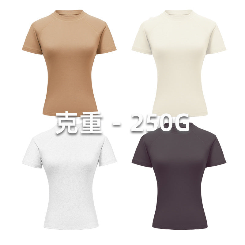 Rachael – T-shirt à Manches Raglan et Couleur Unie