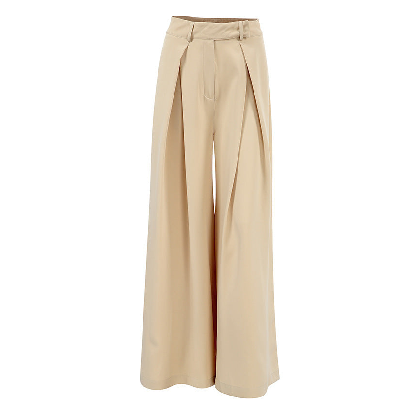 Julia – Pantalon Décontracté Taille Haute