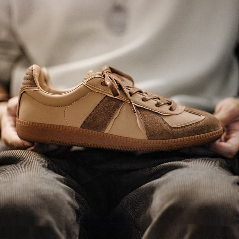 Joshua – Chaussures de Skate Décontractées Rétro en Cuir Vegan