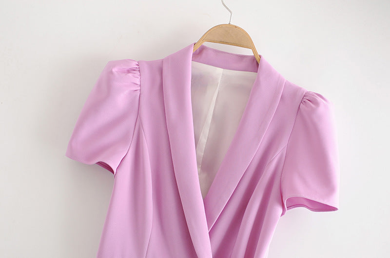 Andrea – Combinaison Style Décontracté Unicolore
