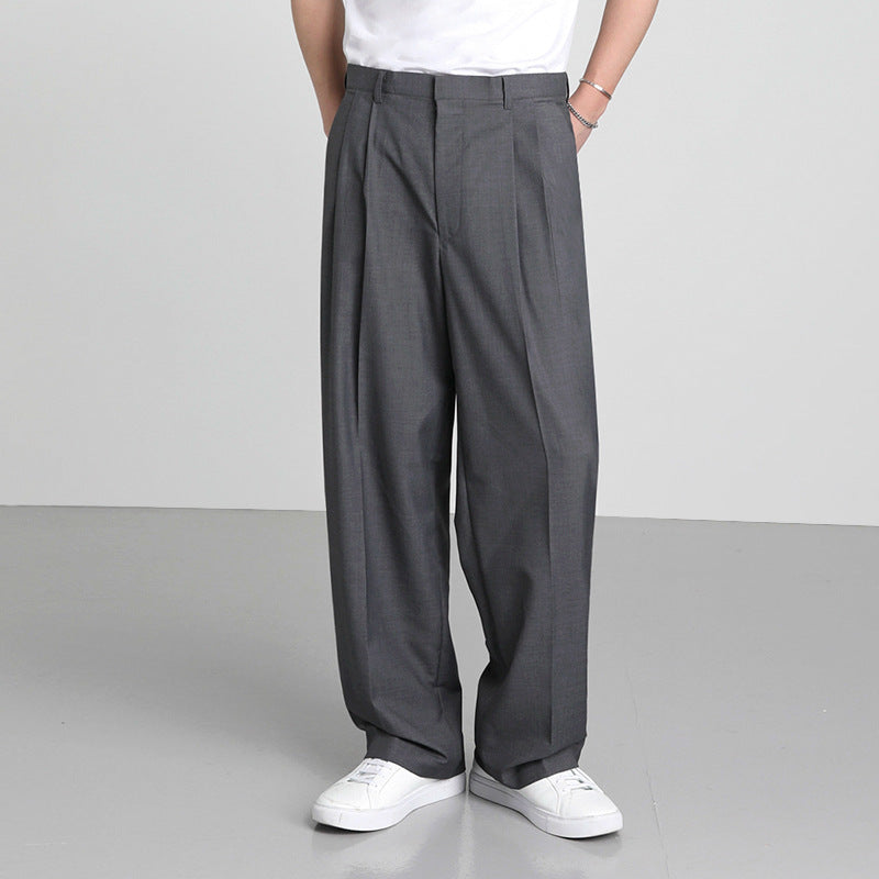 Carl – Pantalon Décontracté Droit et Ample