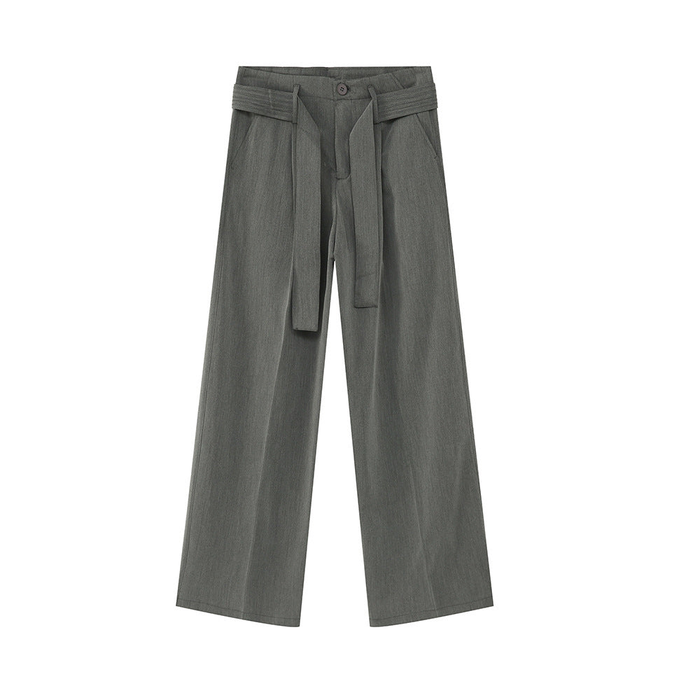 Reginald – Pantalon à Ruban Décoratif Style Japonais