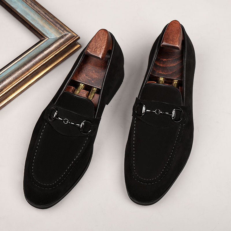 Ray – Chaussures habillées en cuir végan à bout pointu