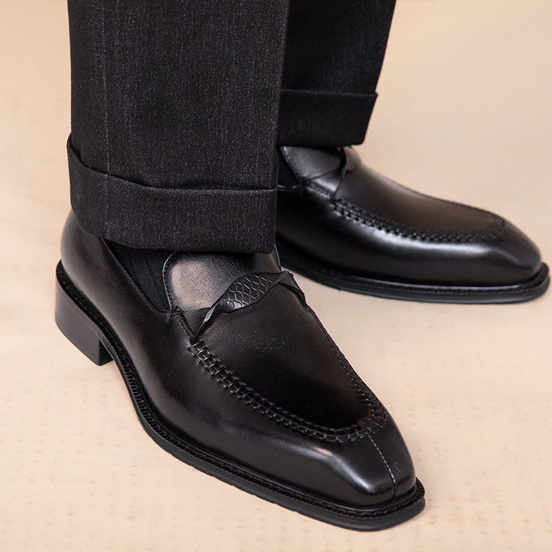 Nigel – Chaussures en cuir vegan polyvalentes pour le printemps et l'automne
