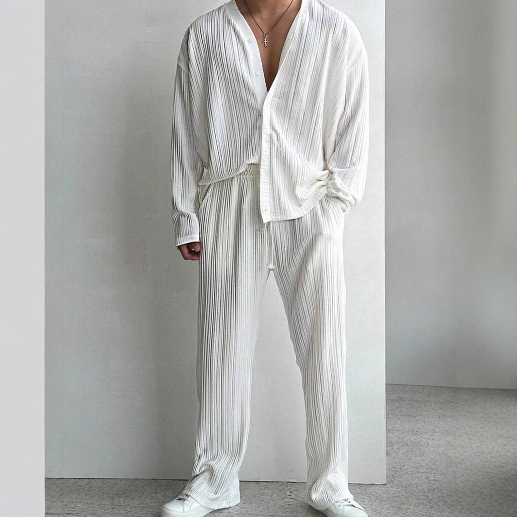 Ralph – Ensemble Chemise Boutonnée et Pantalon pour Homme