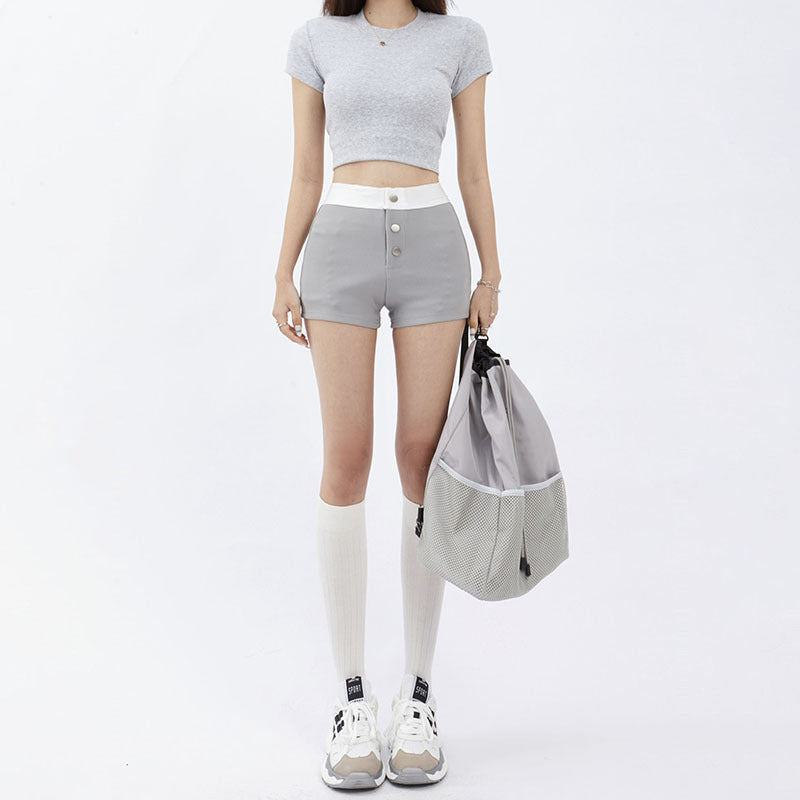 Jessie – Shorts Décontractés Colorblock