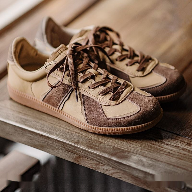 Joshua – Chaussures de Skate Décontractées Rétro en Cuir Vegan