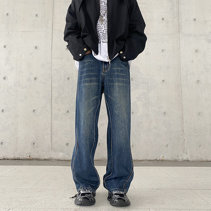 Karl – Pantalon Large Droit pour Hommes
