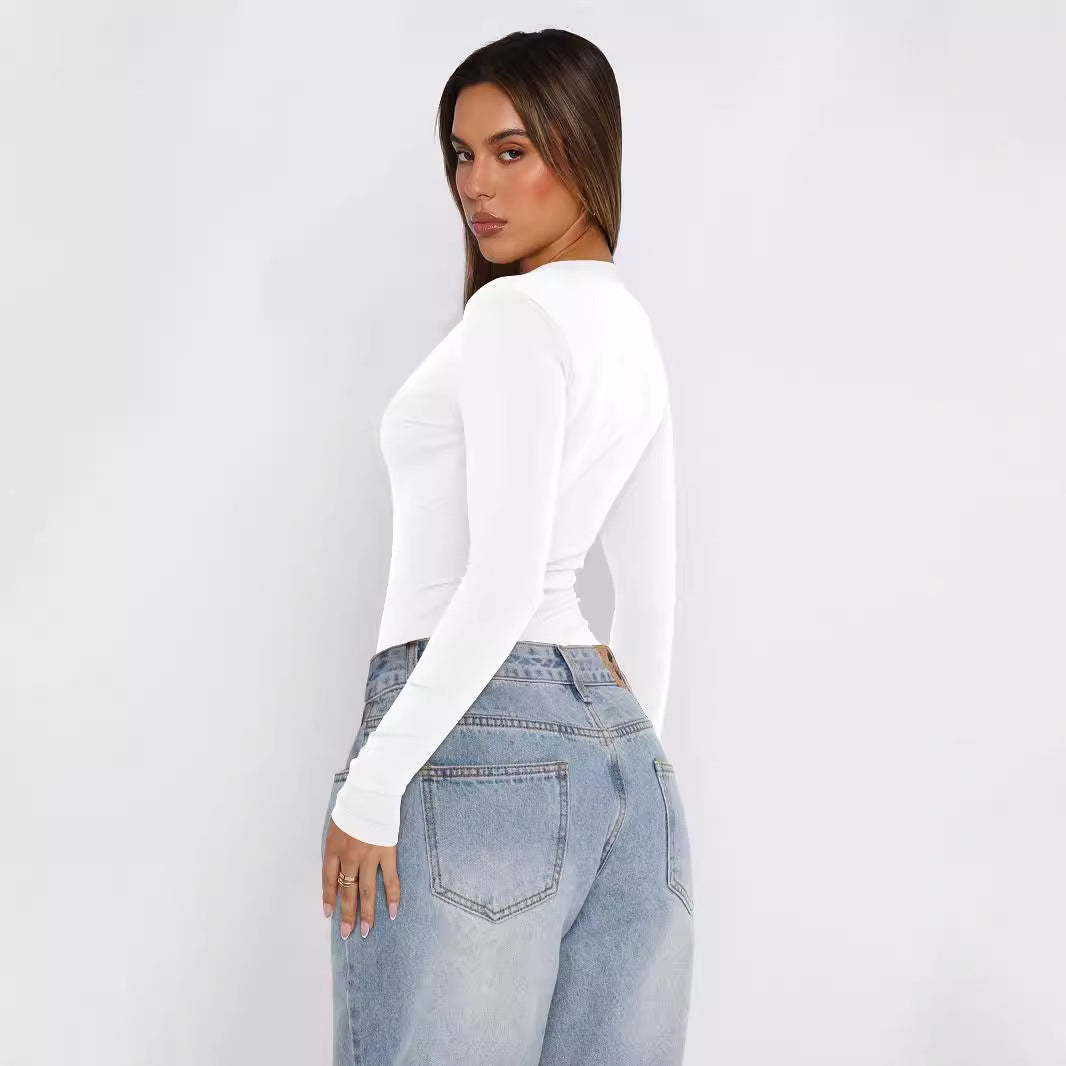 Amanda – Pull Slim à Manches Longues