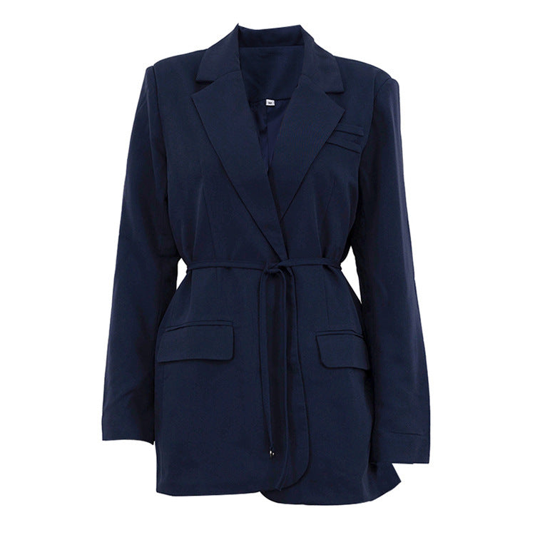 Billy – Veste de costume ample à lacets à manches longues
