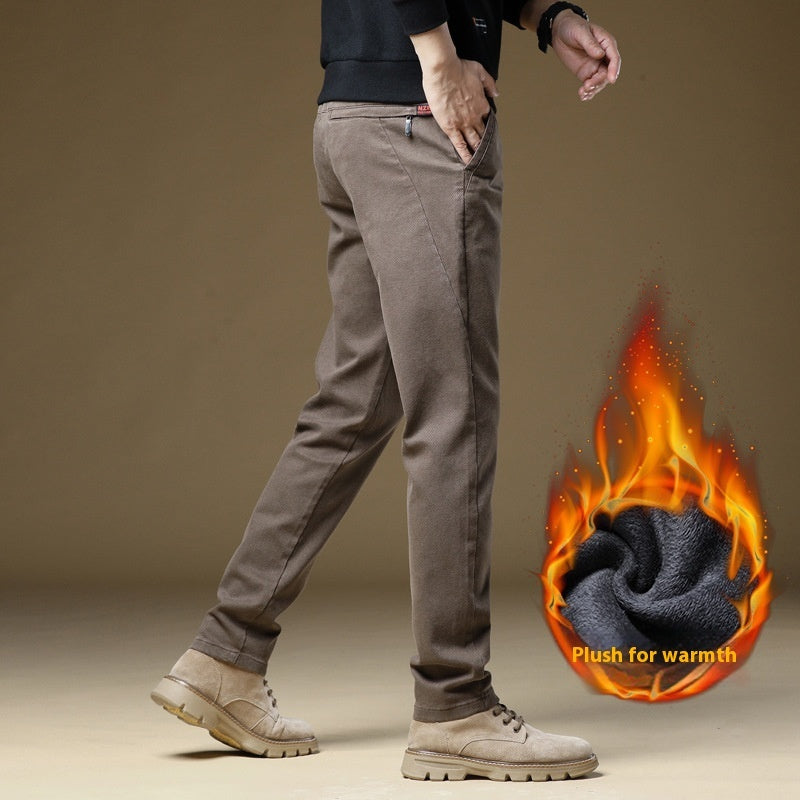 Grant – Pantalon d'Hiver Doublé en Laine Polaire pour Homme