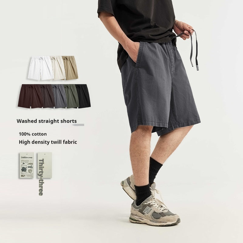 Gordon – Shorts Droits Lavés Éco-responsables