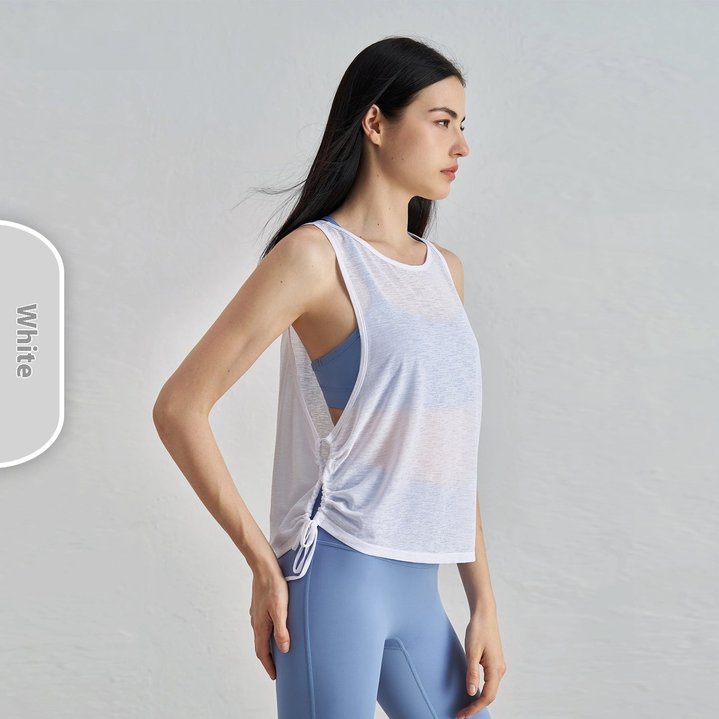 Kelly – Gilet de Sport en Fil Texturé pour Femme