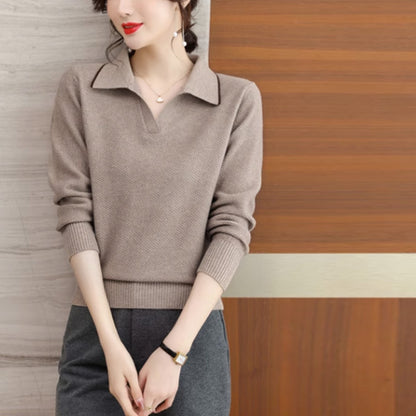 Rachael – Pull à Col Polo Style Occidental