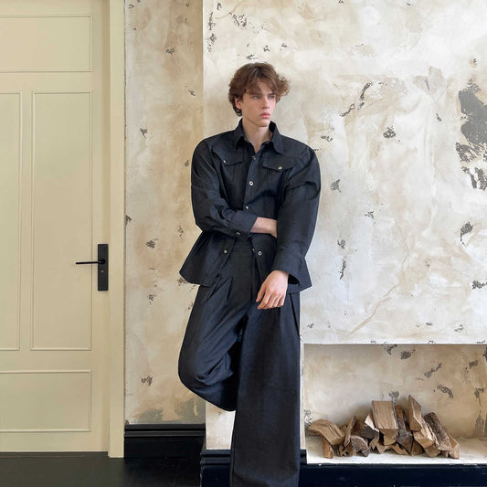 Martin – Chemise en Denim avec Boucle Métallique