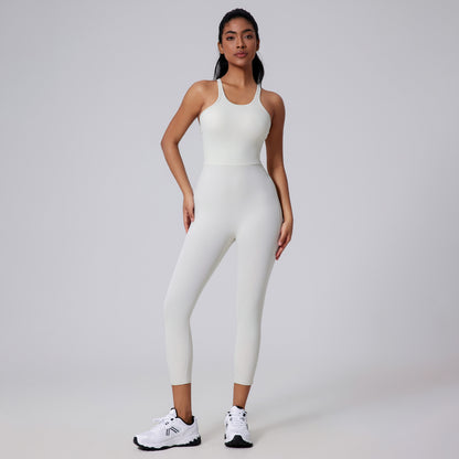 Natasha – Combinaison Yoga Dos Nu avec Joli Dos