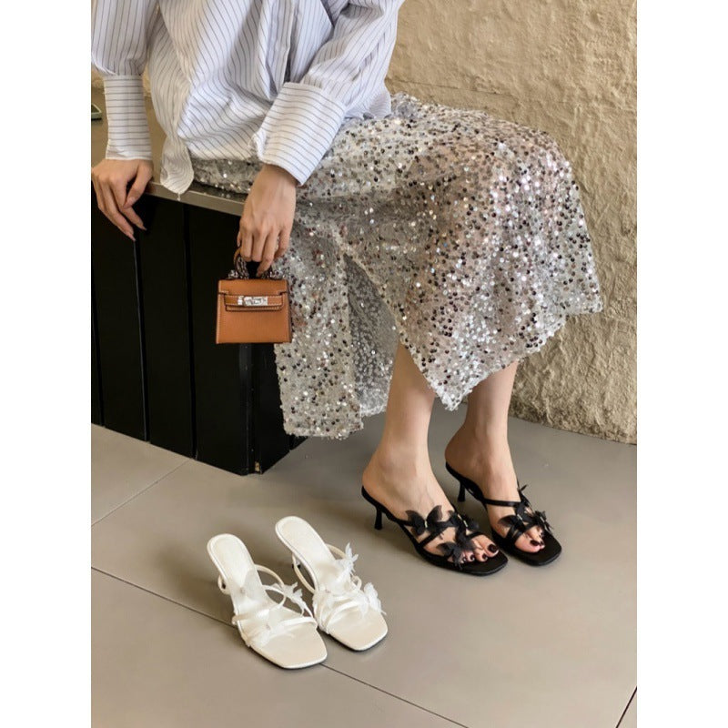 Shannon – Mules À Talons Carrés