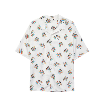 Dominic – Chemise Décontractée à Imprimé Estival pour Homme