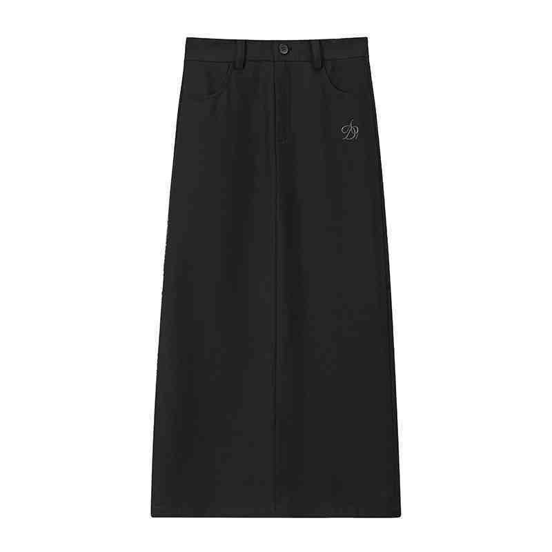 Gillian – Jupe Longue A-Ligne Taille Haute